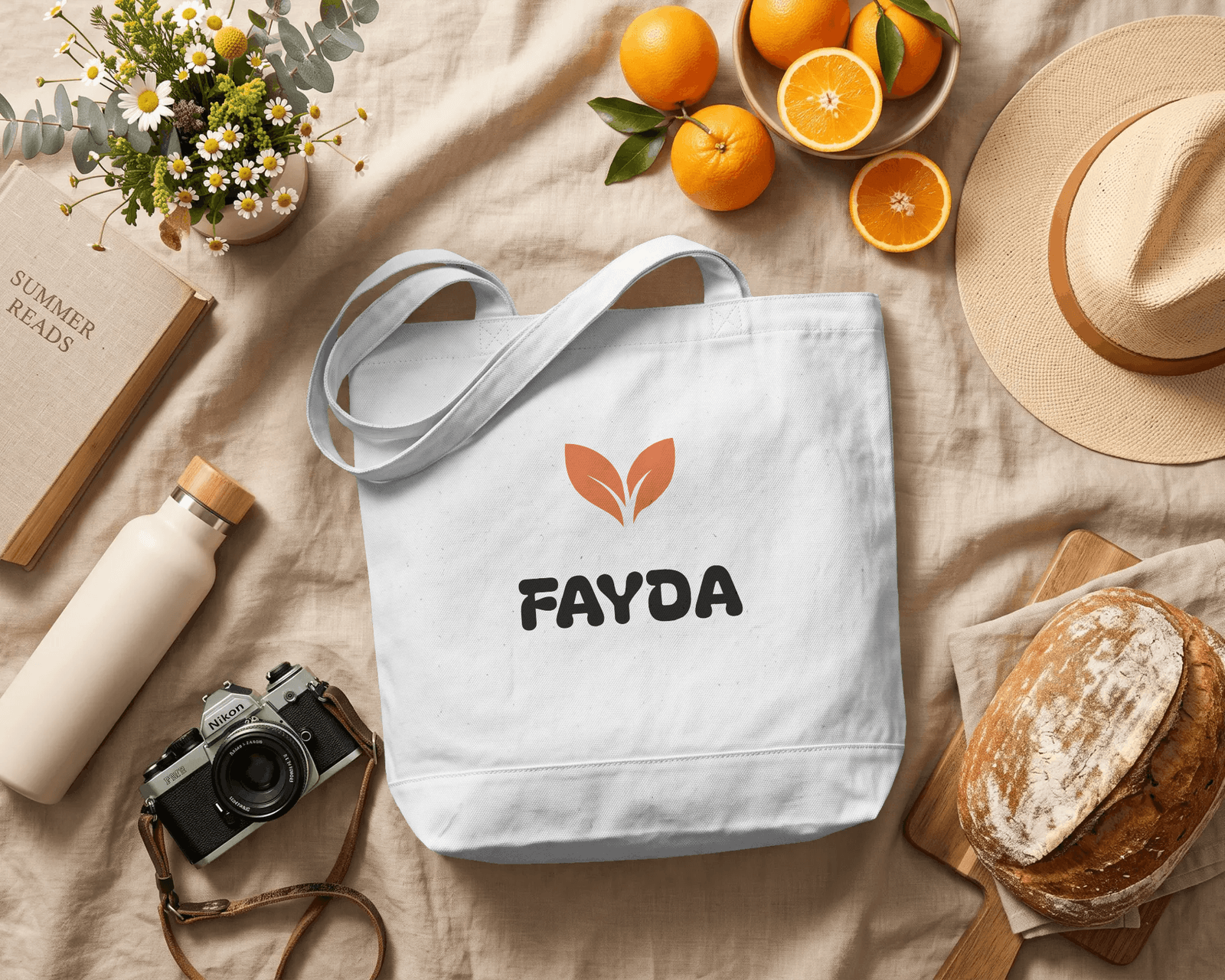 Sac Fayda rempli de nourriture